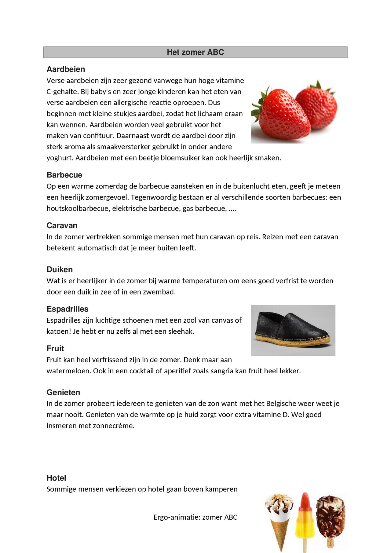 Preview van Zomer ABC.doc