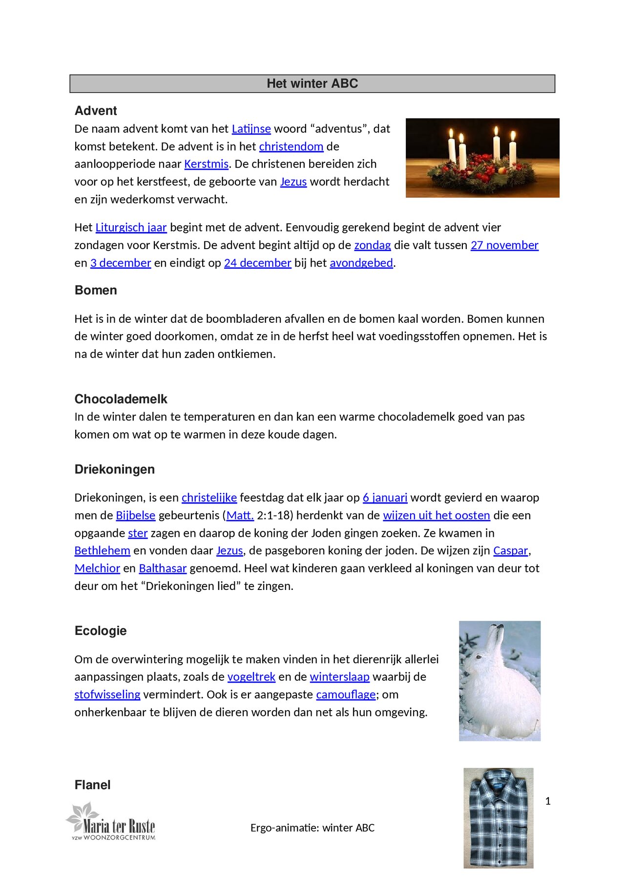 Preview van Winter ABC.doc