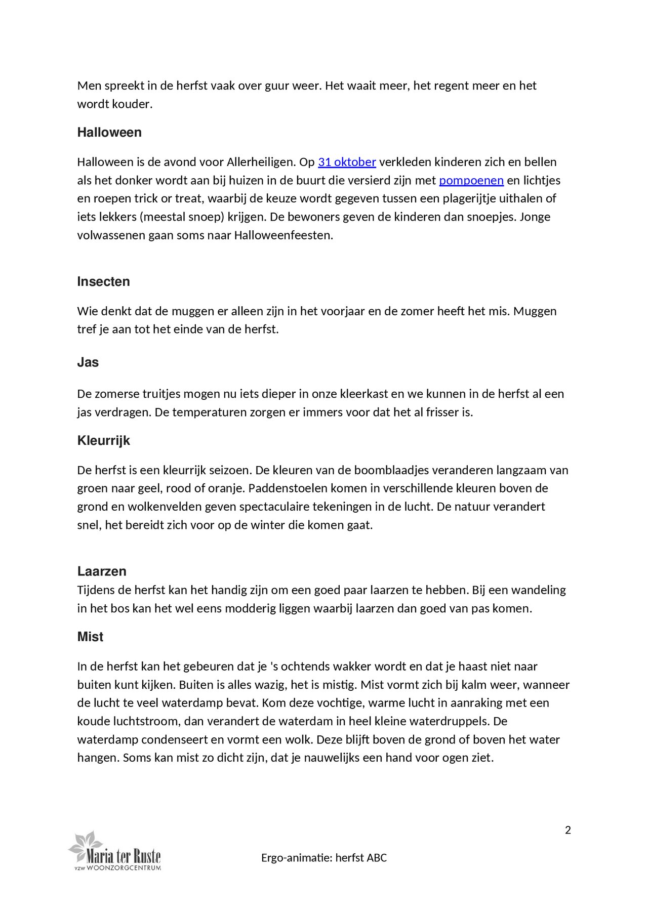 Preview van Herfst ABC.doc