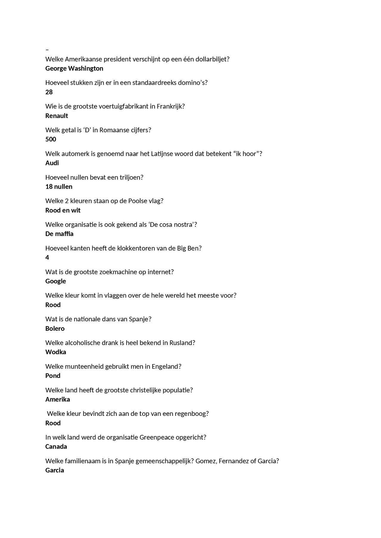 Preview van quizvragen trivia.docx