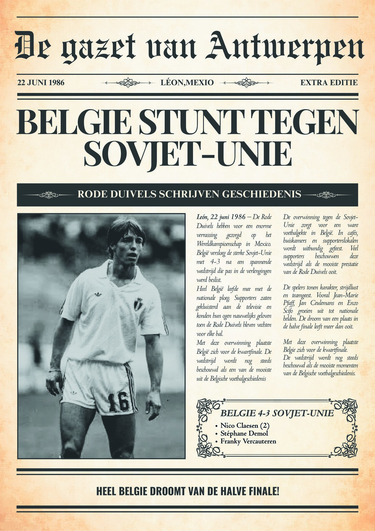 Preview van Black and Cream Vintage Newspaper Motivational Quote Poster.pdf