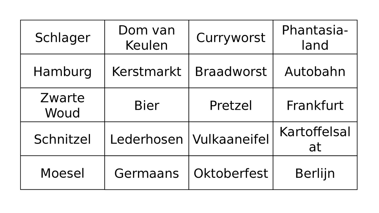 Preview van Duitse Bingo.pptx
