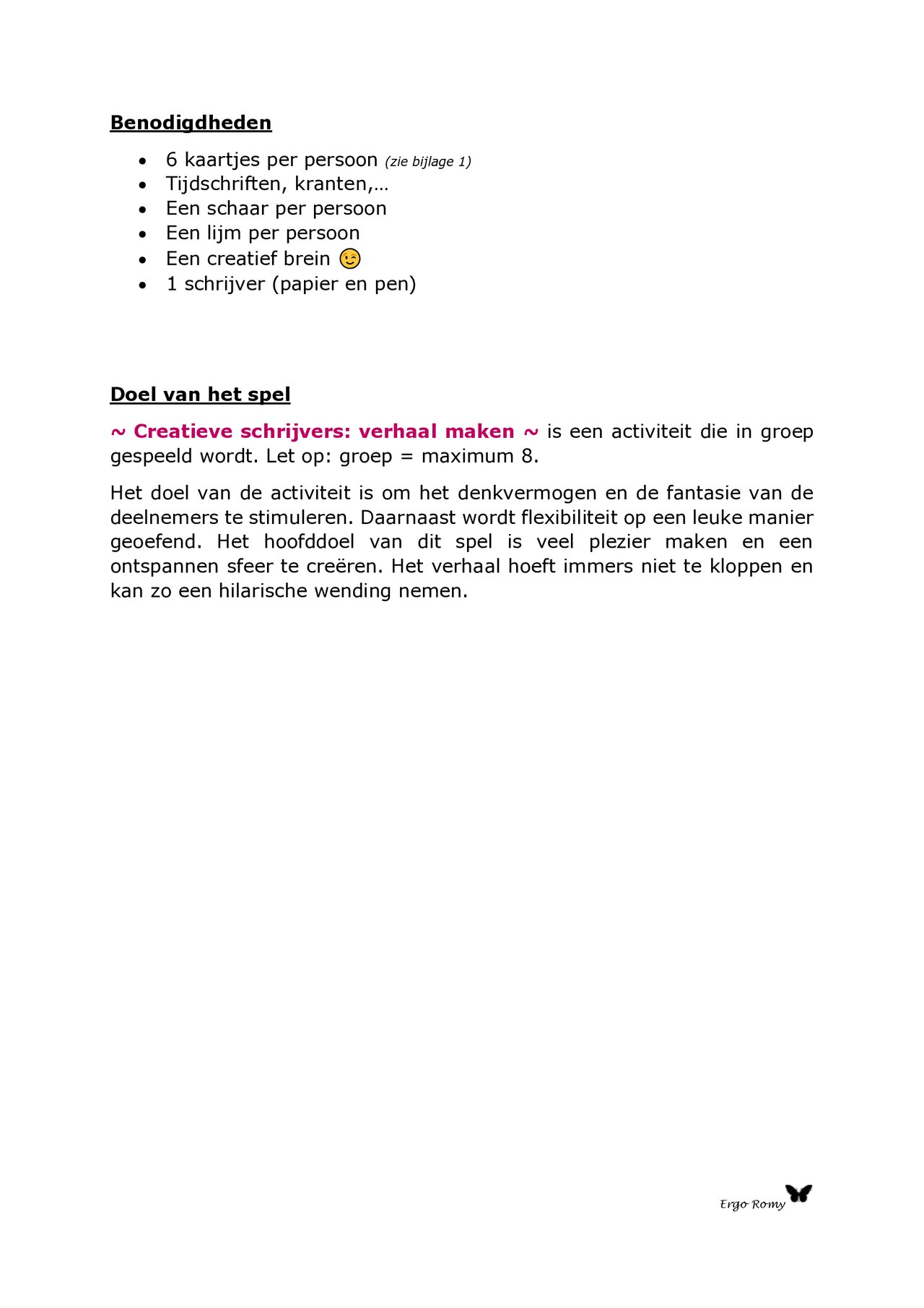 Preview van HandleidingCreatieveschrijversverhaalmaken.pdf