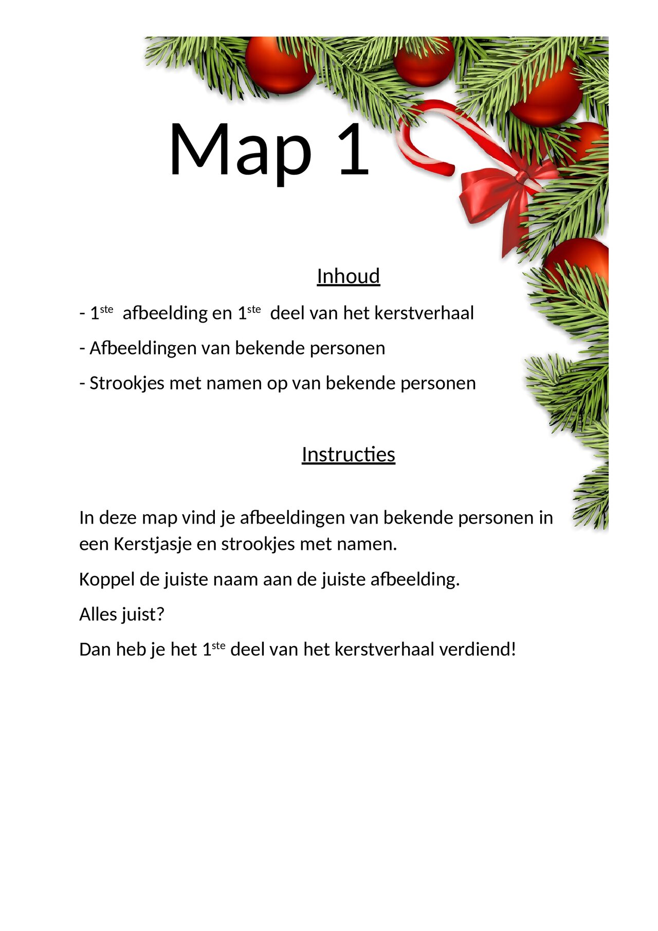Preview van Kerstactiviteitopdrachten.docx