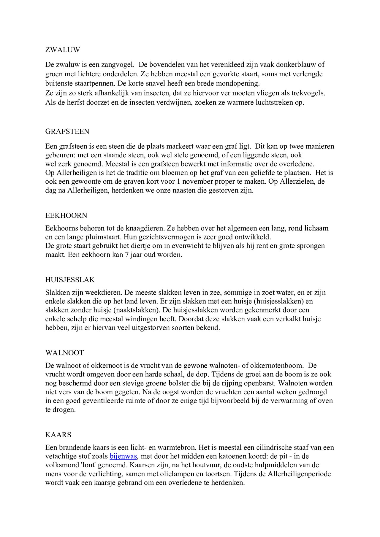 Preview van ZWALUW.docx