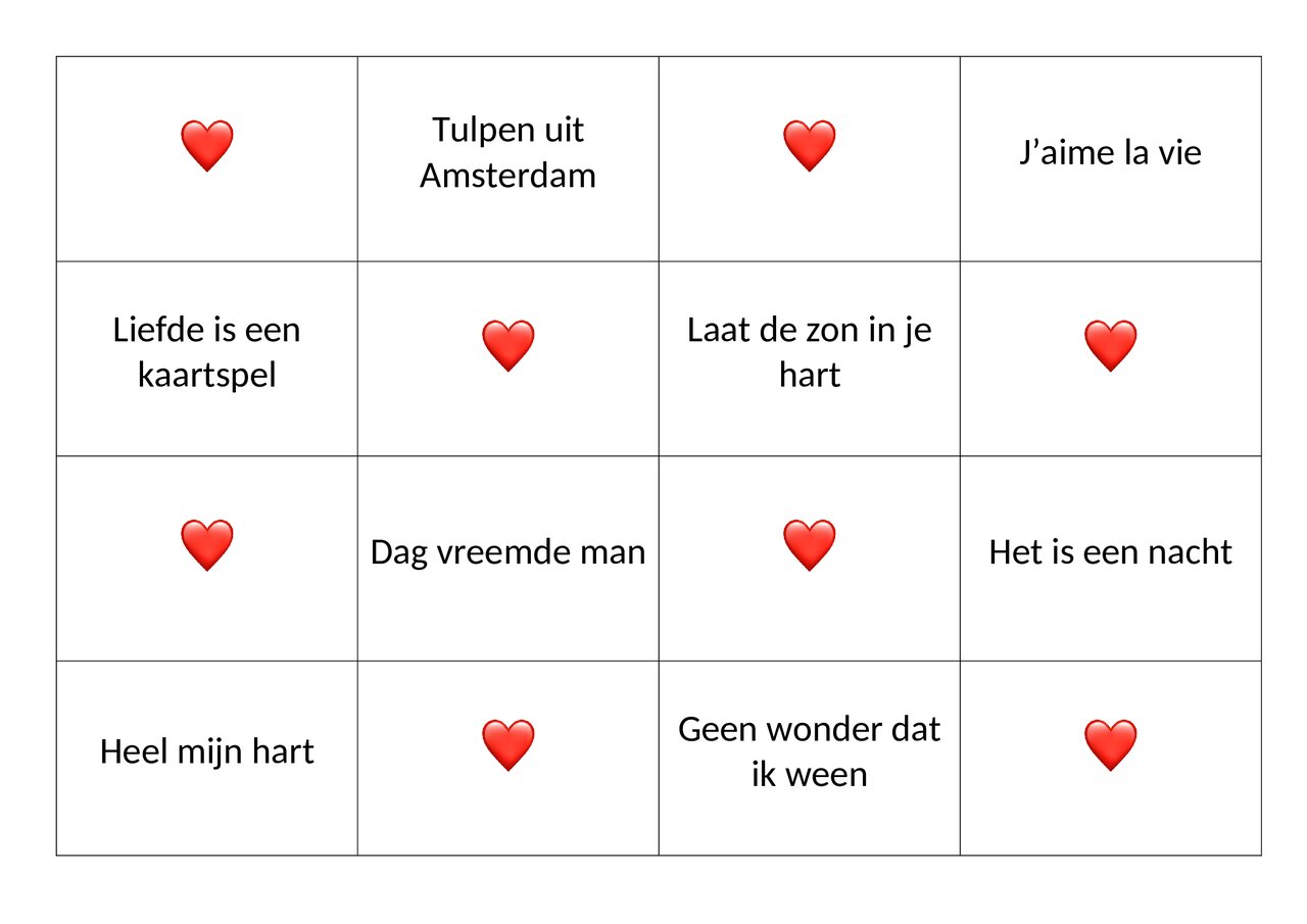 Preview van Muziekbingo_valentijn.docx