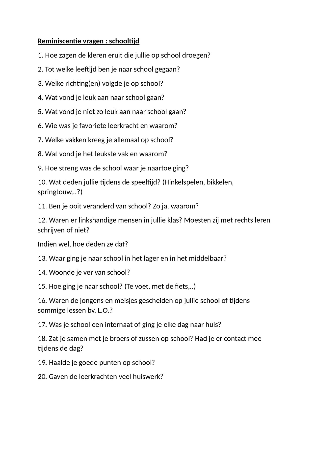 Preview van Reminiscentie-vragen-schooltijd-vroeger.docx