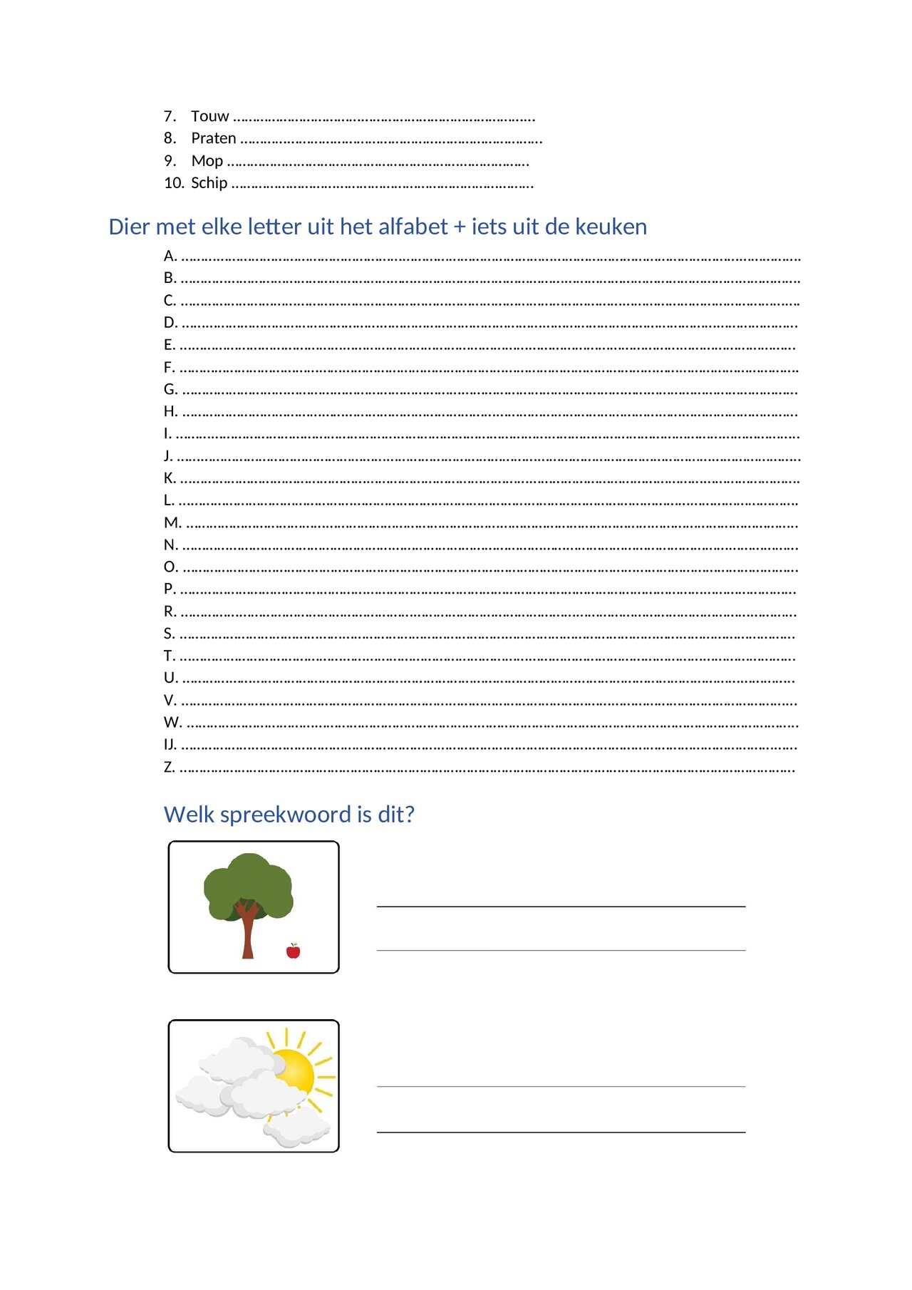 Preview van Invulblaadje-3.docx