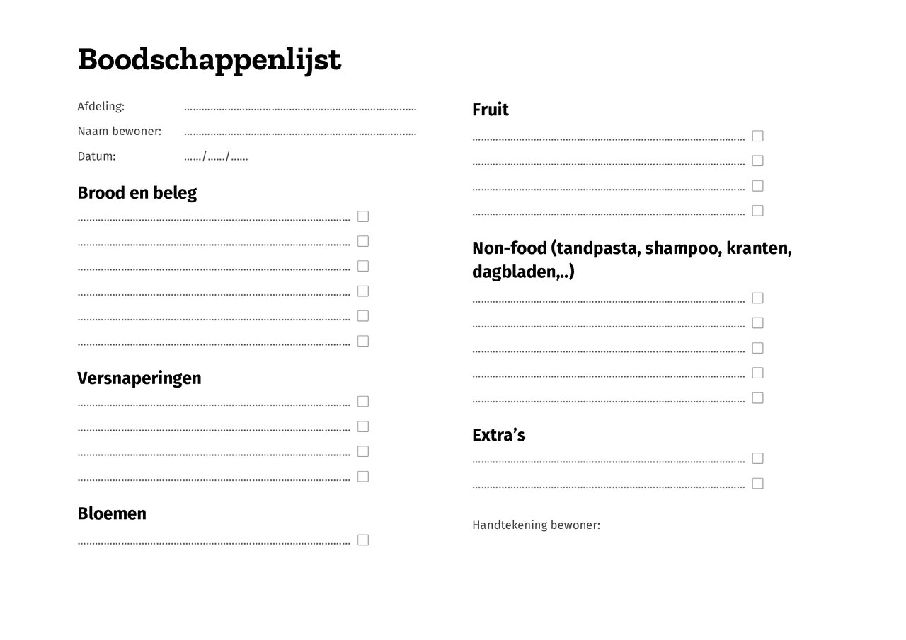 Preview van Booschappenlijst.docx