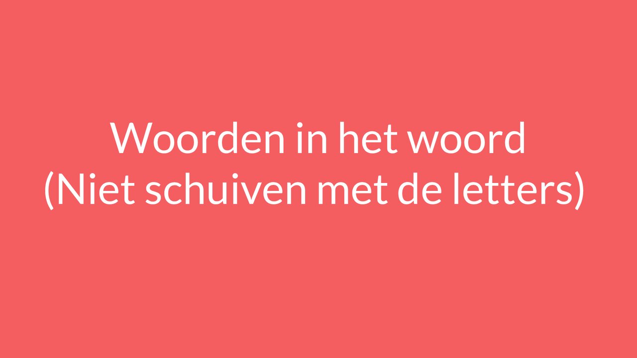 Preview van Woordspel.pptx