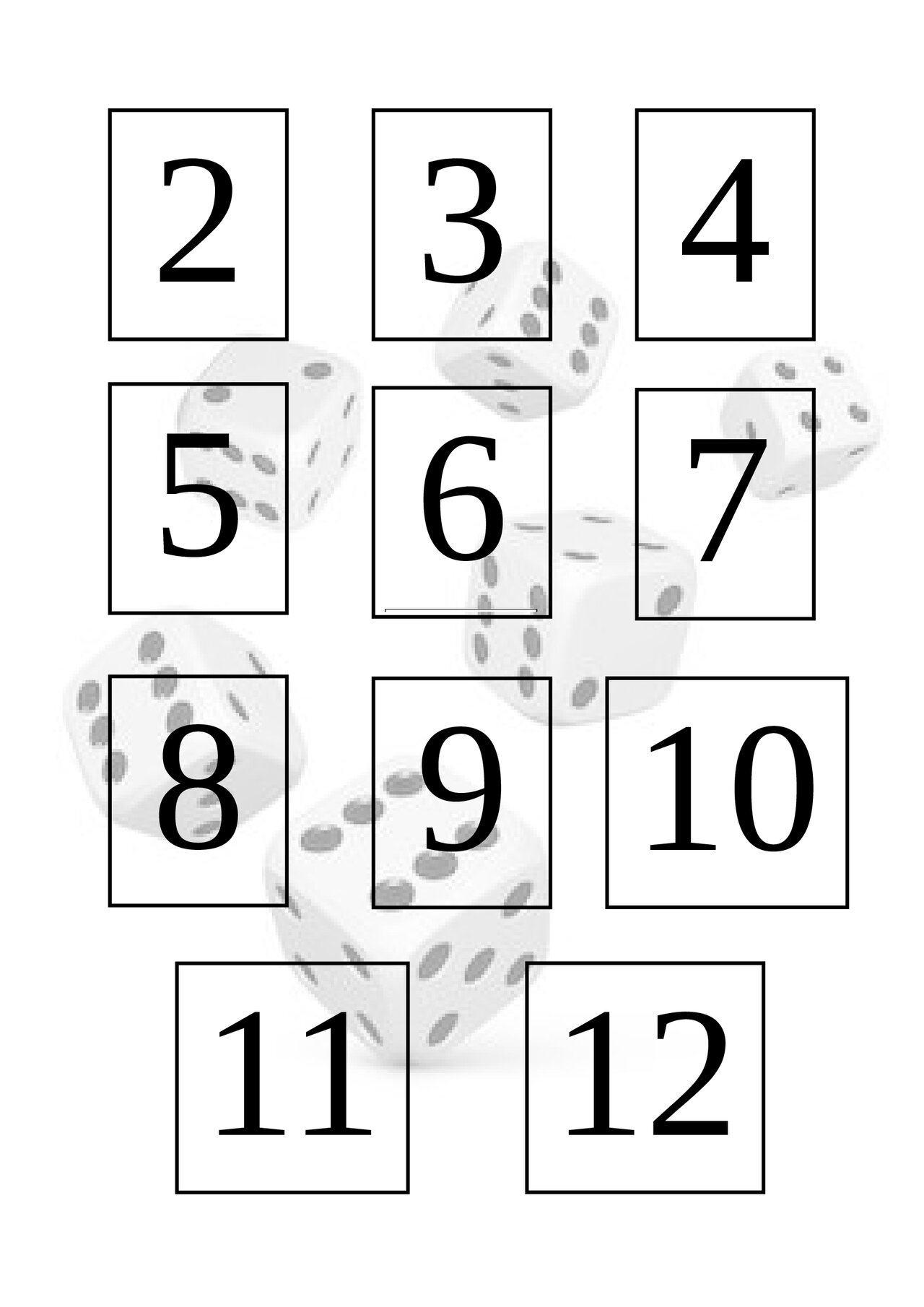 Preview van Dobbelsteenbingo.docx