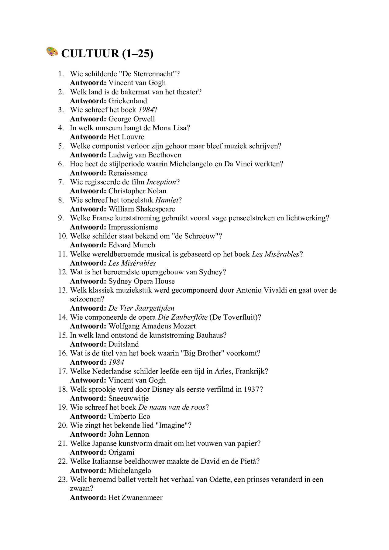 Preview van quizvragen-cultuur-en-wetenschap.docx