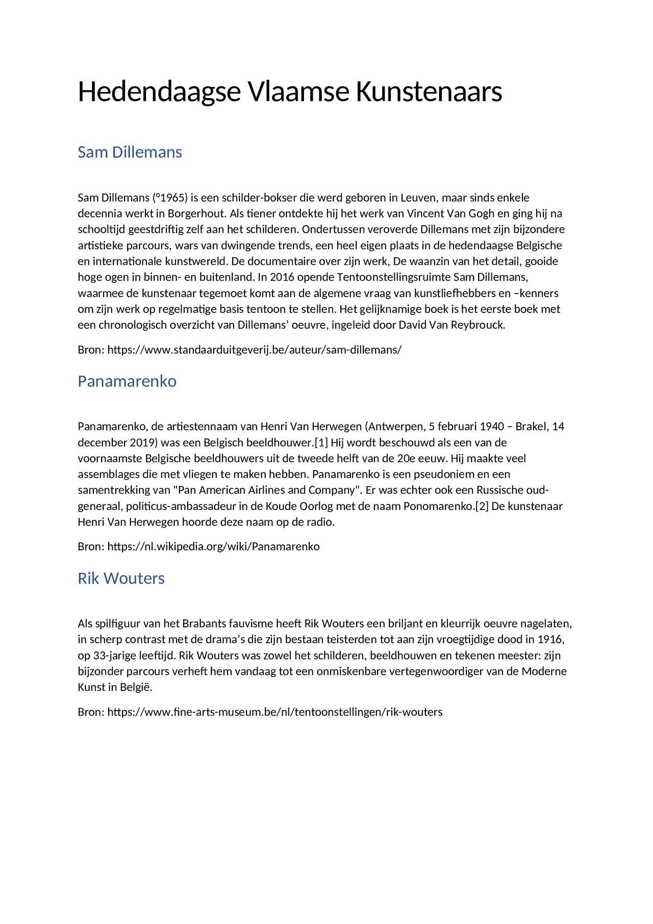 Preview van HedendaagseVlaamseKunstenaars_achtergrondinfo.pdf