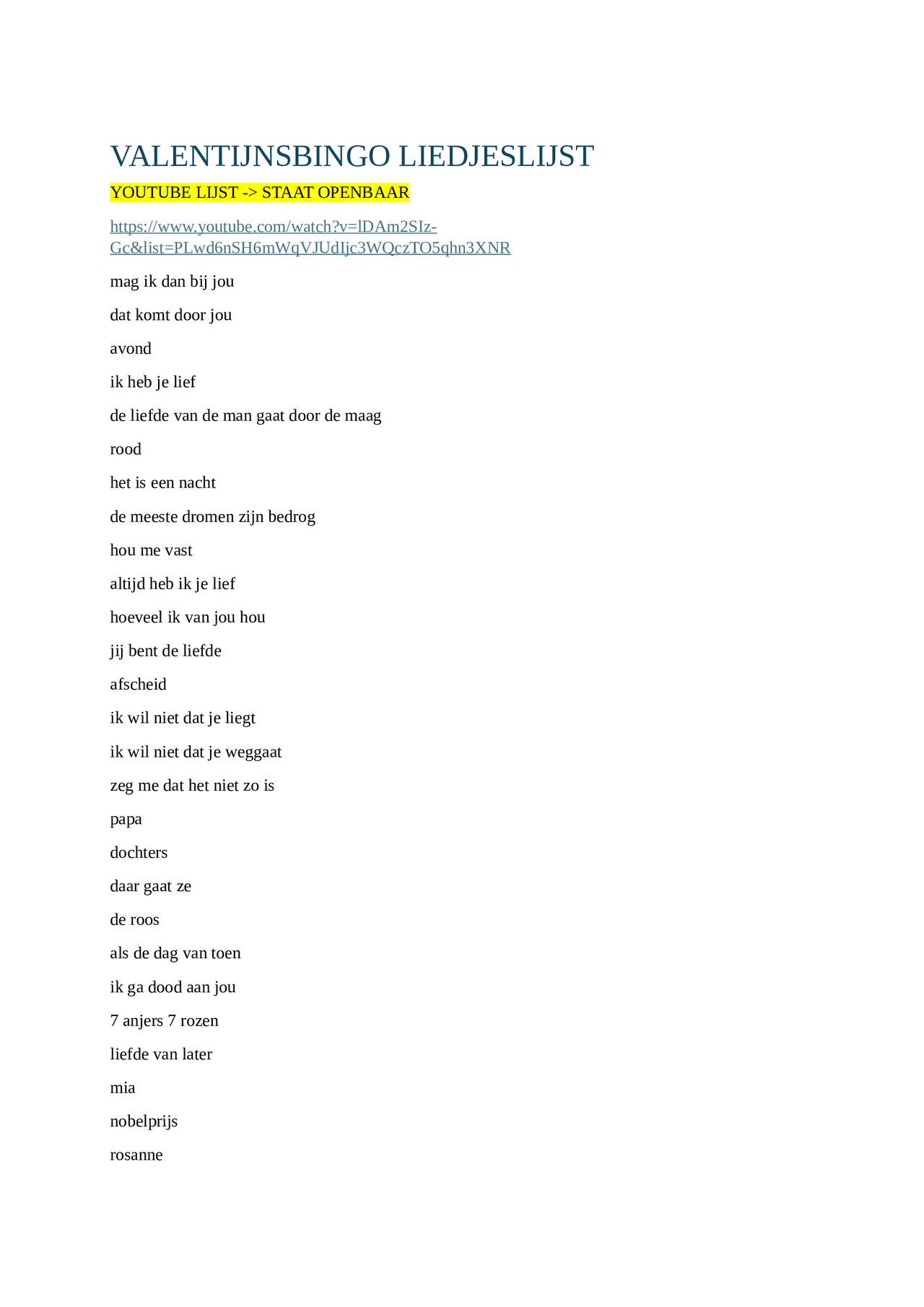 Preview van liedjes-valentijsbingo.docx