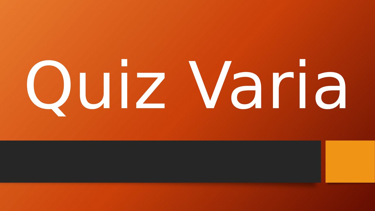 Preview van Quiz Varia.pptx