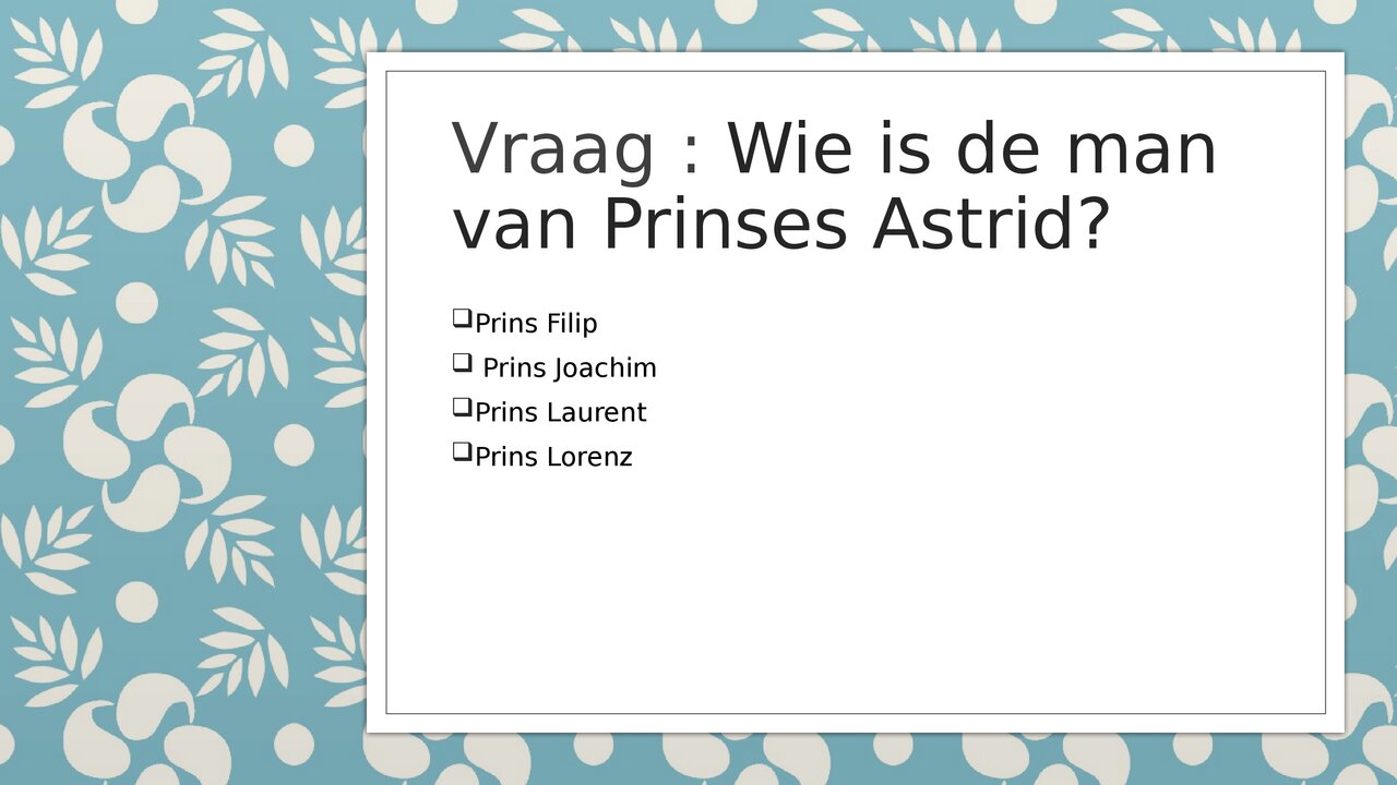 Preview van Quiz.pptx