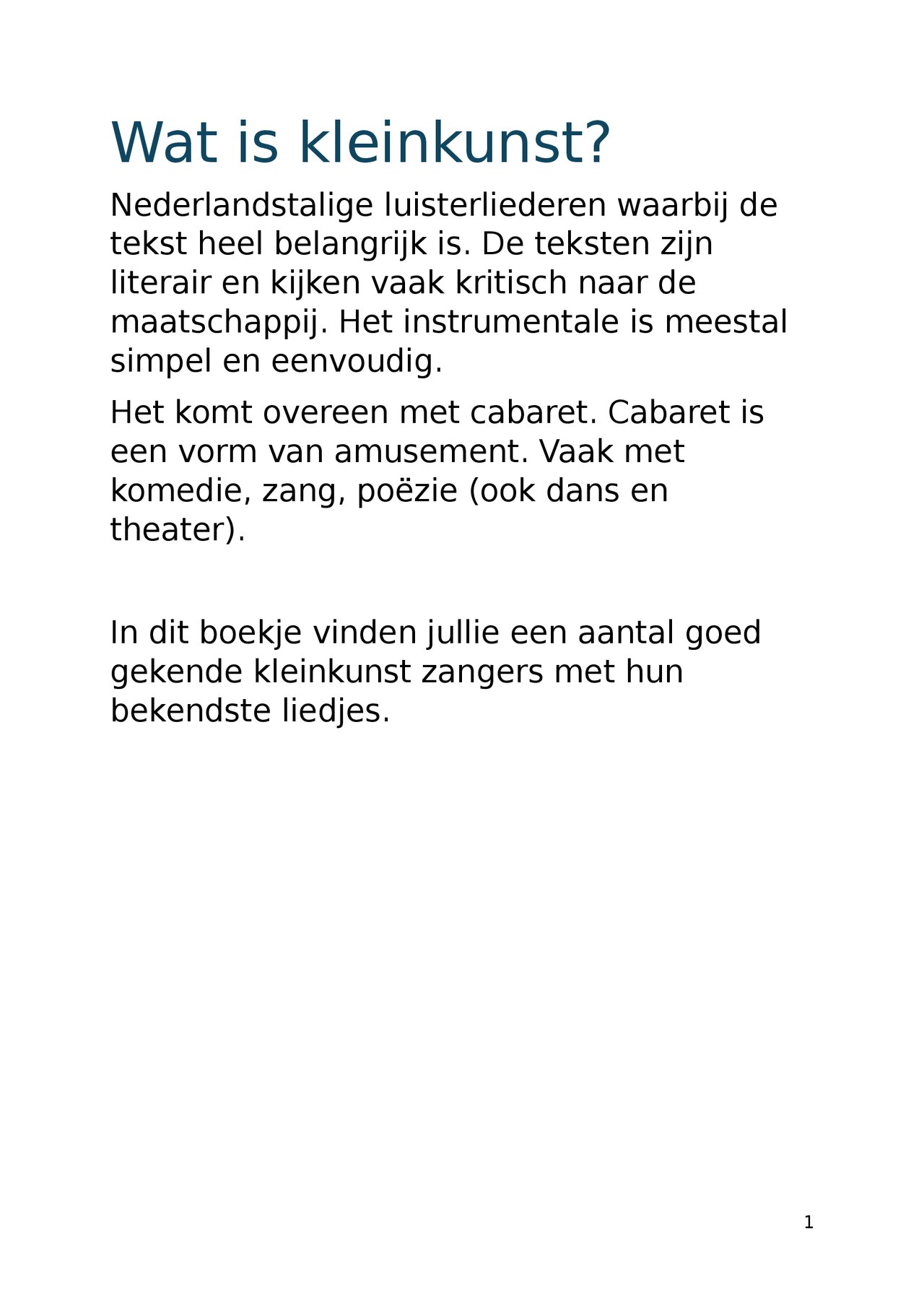 Preview van Kleinkunst namiddag teksten.docx