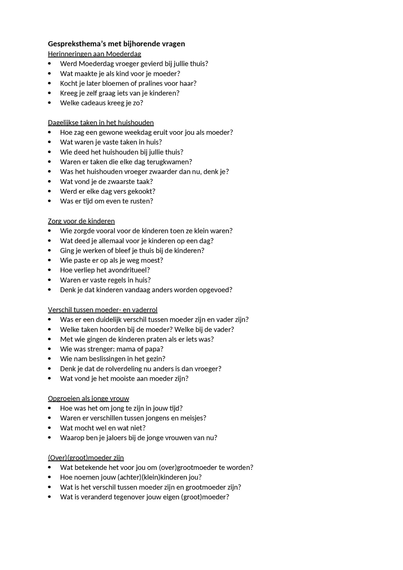 Preview van Reminiscentie Moederdag.docx